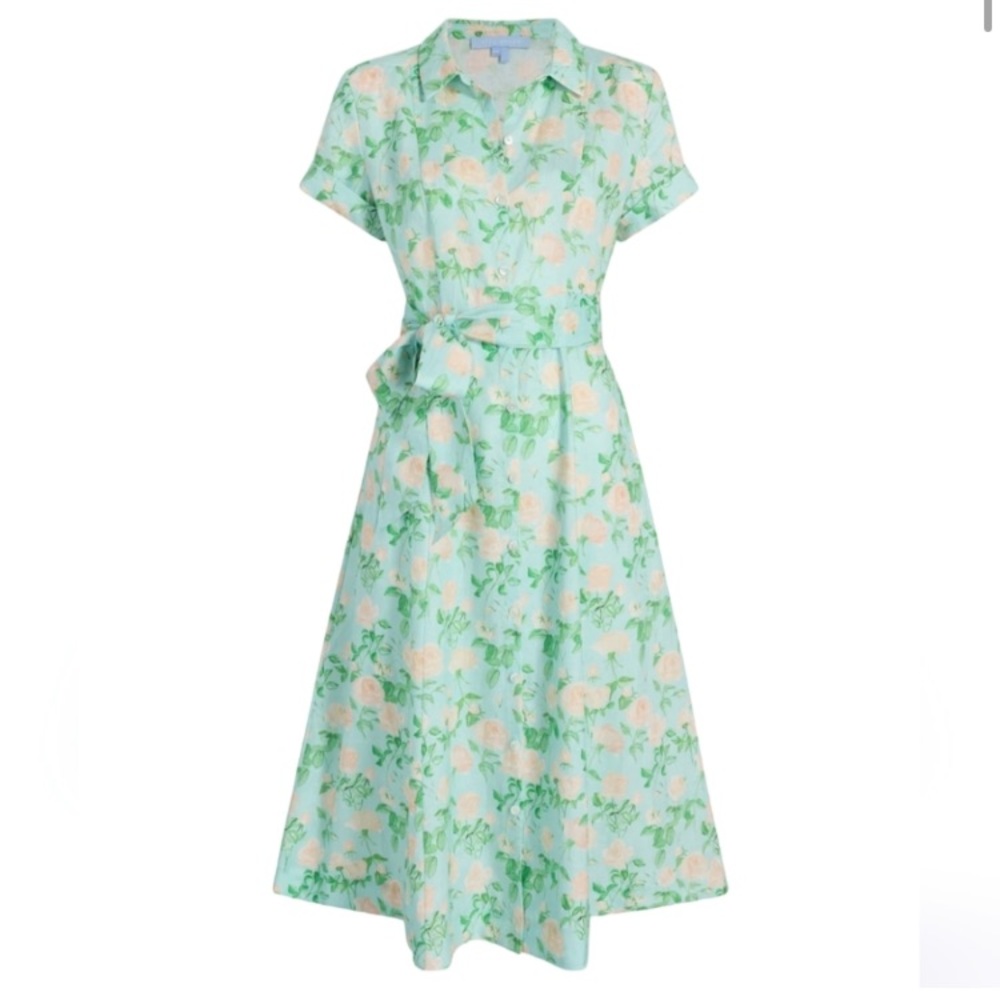 NWT Hill House Home Lily Dress blue roses Medium